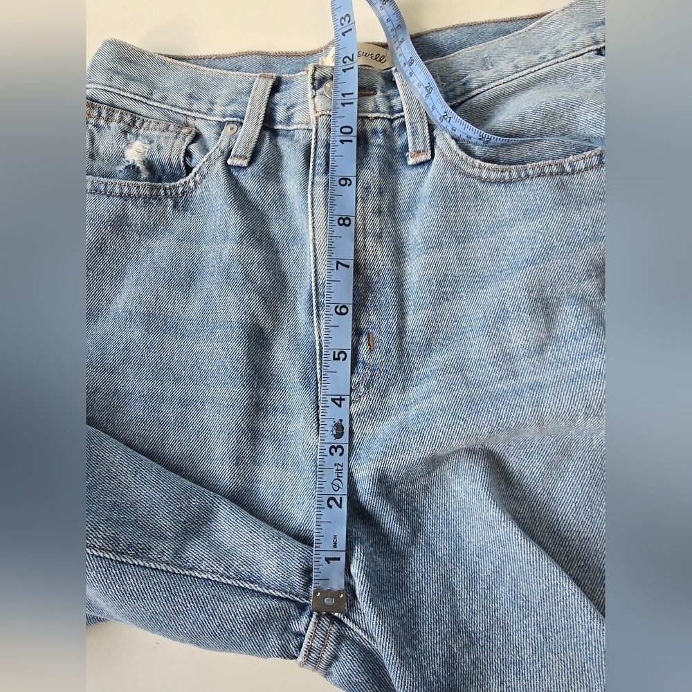 Madewell Baggy Straight Jeans Size 25 Blue - Picture 9 of 10